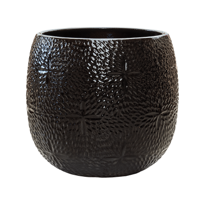 Кашпо керамическое Marly Pot Black