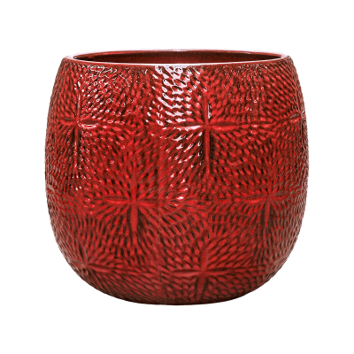 Кашпо керамическое Marly Pot Deep Red