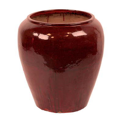 Кашпо керамическое Mystic Emperor Pot Red Black