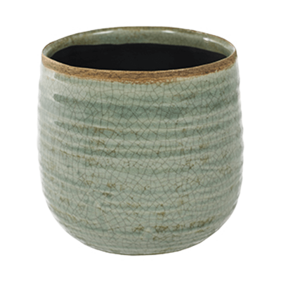 Кашпо керамическое Indoor Pottery Pot Iris Mint (per 6 pcs.)