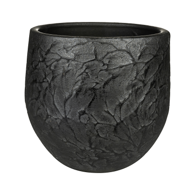 Кашпо керамическое Evi Pot Midnight Black