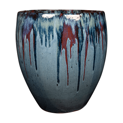 Кашпо керамическое Siya Vase Mystic Blue