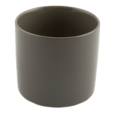 Кашпо керамическое Basic Cylinder Minipot Grey