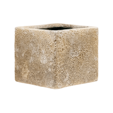 Baq Lava Cube relic beige (glazed inside)