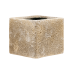 Кашпо керамическое Baq Lava Cube relic beige (glazed inside)