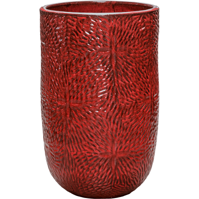 Кашпо керамическое Marly Vase Deep Red