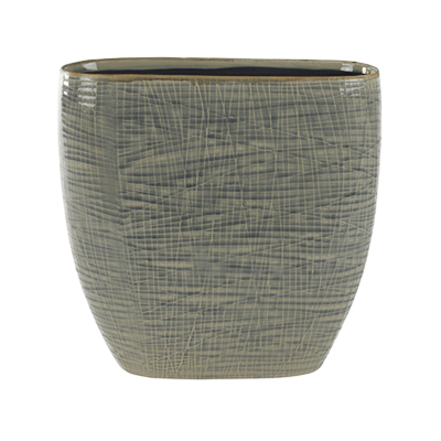 Кашпо керамическое Indoor Pottery Planter lotte light grey