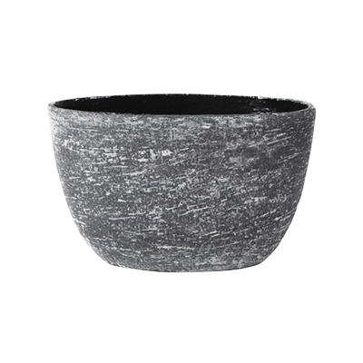 Кашпо керамическое Indoor Pottery Planter karlijn anthracite
