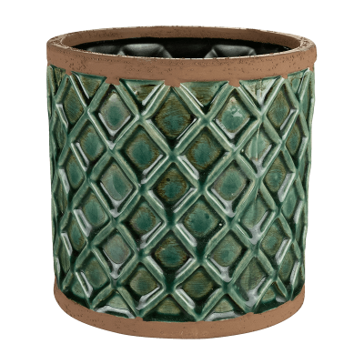 Кашпо керамическое Liam Pot Turquoise