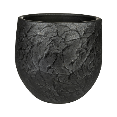 Кашпо керамическое Evi Pot Midnight Black