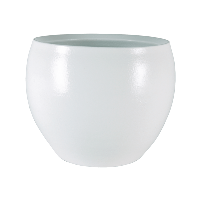 Кашпо керамическое Indoor Pottery Pot Cresta Pure White (per 6 pcs.)