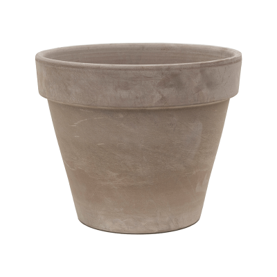Кашпо керамическое Terra Cotta Flowerpot grey