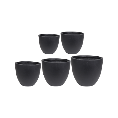 Кашпо Ace Pot Black (set of 5)