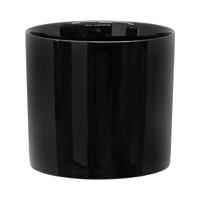 Кашпо керамическое Basic Cylinder Minipot Black