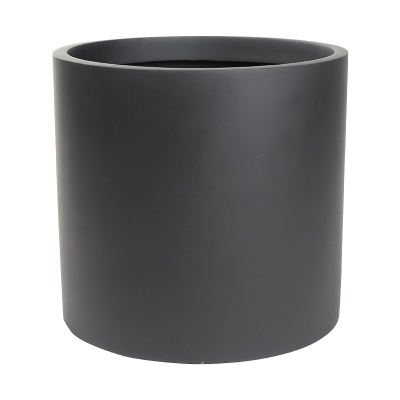 Кашпо керамическое Charm Cylinder Black