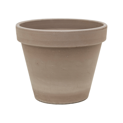 Кашпо керамическое Terra Cotta Flowerpot grey