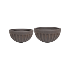 Duncan Bowl Taupe (set of 2)
