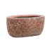 Кашпо керамическое Baq Lava Oval relic pink (glazed inside)
