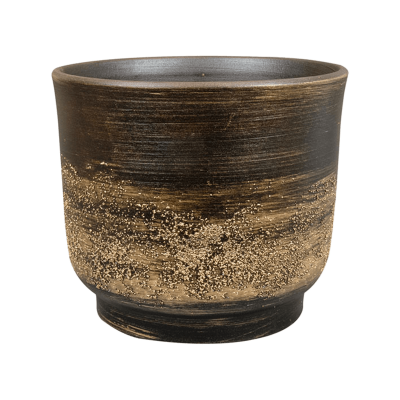 Кашпо керамическое Aico Pot Shiny Brown