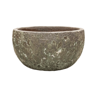 Кашпо керамическое Baq Lava Bowl relic jade