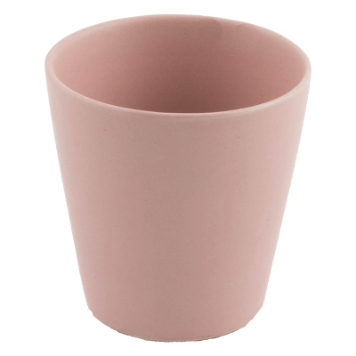 Кашпо керамическое Basic Round Matt Pink
