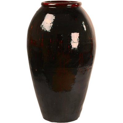 Кашпо керамическое Mystic Balloon Vase Middle Black