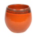 Кашпо керамическое Charlotte Pot Orange