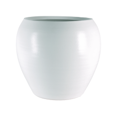 Indoor Pottery Pot Cresta Pure White