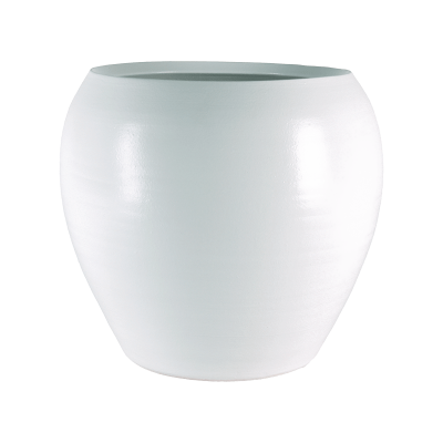 Кашпо керамическое Indoor Pottery Pot Cresta Pure White