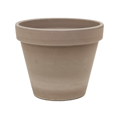 Кашпо керамическое Terra Cotta Flowerpot grey