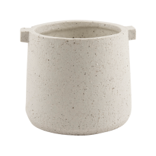 Knob Pot White