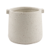 Кашпо керамическое Knob Pot White