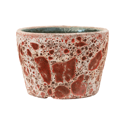 Кашпо керамическое Baq Lava Couple straight relic pink (glazed inside)