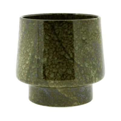 Кашпо керамическое Fuzzy Pot Reactive Mossgreen