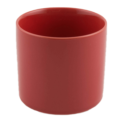 Кашпо керамическое Basic Cylinder Minipot Red