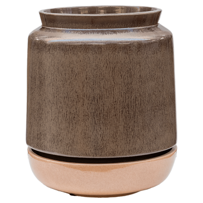 Кашпо керамическое Mori Pot and Bowl Graphite/Taupe