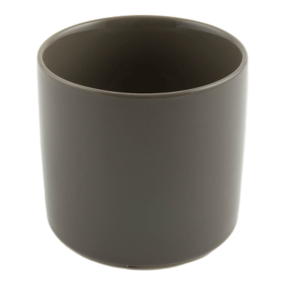 Кашпо керамическое Basic Cylinder Matt Grey