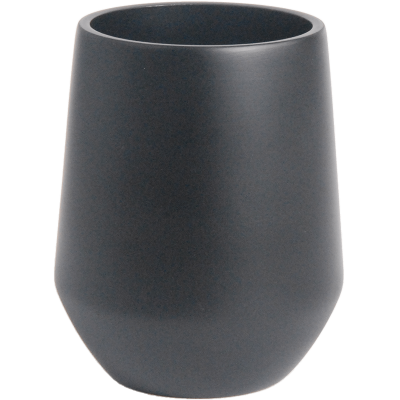 Кашпо керамическое D&M Indoor Vase fusion black