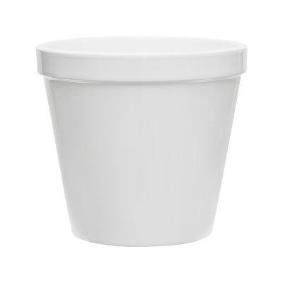 Кашпо керамическое Feliz Pot Conica White