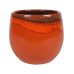 Кашпо керамическое Charlotte Pot Orange