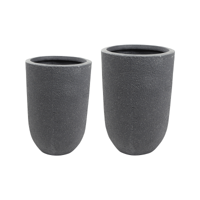 Кашпо керамическое Jack Vase Black (set of 2)