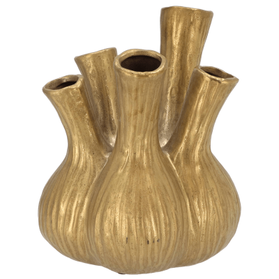 Кашпо керамическое Aglio Gold Vase