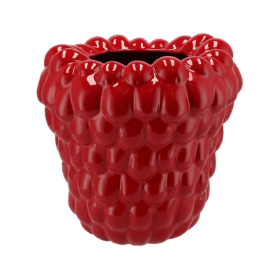 Кашпо керамическое Raspberry Vase Red