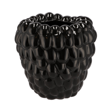 Raspberry Vase Black