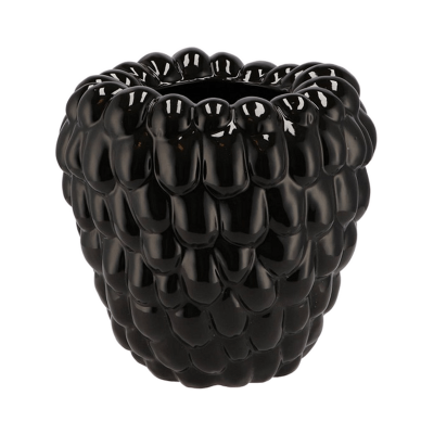 Кашпо керамическое Raspberry Vase Black