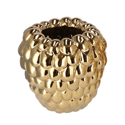 Кашпо керамическое Raspberry Vase Gold