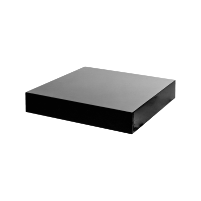Кашпо Fiberstone Topper L Glossy Black (thick)