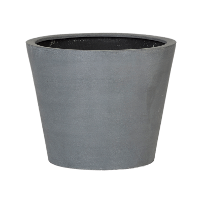 Кашпо Fiberstone Bucket grey S