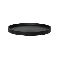 Fiberstone Saucer Round S Black
