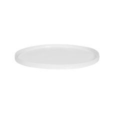 Fiberstone Saucer Round L Glossy White